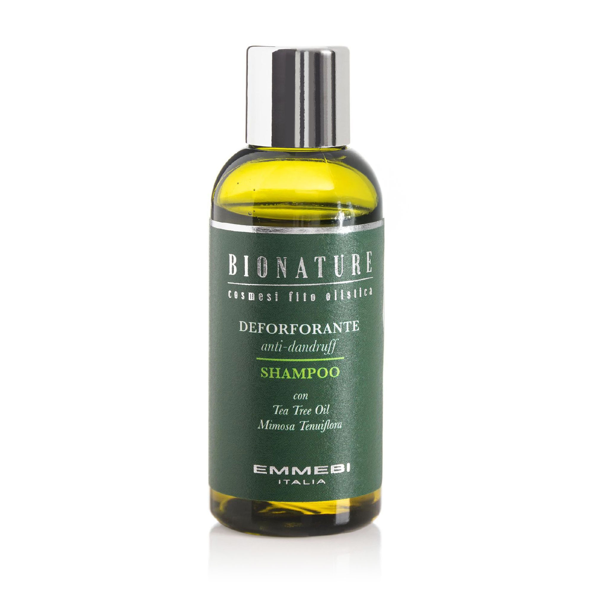 Шампунь Emmebi Italia BioNature Mineral Treatment Anti-Dandruff Shampoo проти лупи, з олією чайного дерева, 50 мл